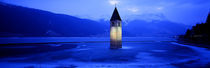  Lago Di Resia Church, Tyrol, Italy von Panoramic Images