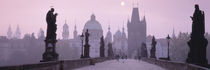 Charles Bridge And Spires Of Old Town, Prague, Czech Republic by Panoramic Images
