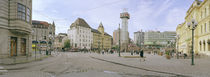 Buildings in a city, Jernbanetorget, Oslo, Norway by Panoramic Images