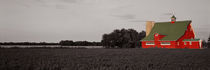 Red Barn, Kankakee, Illinois, USA by Panoramic Images
