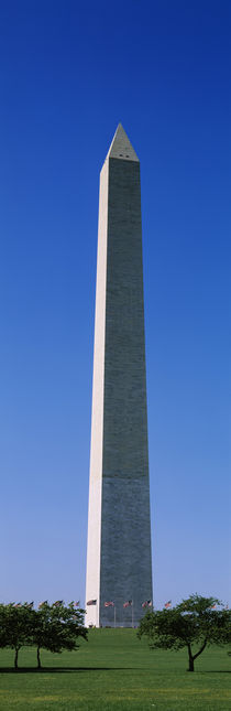 Low angle view of the Washington Monument, Washington DC, USA von Panoramic Images
