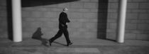 Side Profile Of A Businessman Running With A Briefcase, Germany von Panoramic Images
