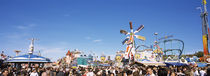 Group of people in the Oktoberfest festival, Munich, Bavaria, Germany by Panoramic Images