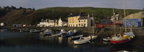 Boats Moored At The Dock, Stonehaven, Scotland, United Kingdom von Panoramic Images