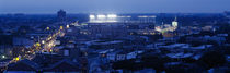Aerial view of a city, Wrigley Field, Chicago, Illinois, USA by Panoramic Images