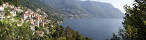 Town at the waterfront, Lake Como, Como, Lombardy, Italy von Panoramic Images