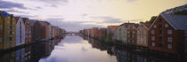 Houses on both sides of a river, Trondheim, Sor-Trondelag, Norway by Panoramic Images