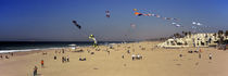 Tourists on the beach, Huntington Beach, Orange County, California, USA by Panoramic Images
