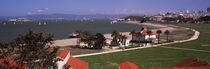 Buildings in a park, Crissy Field, San Francisco, California, USA by Panoramic Images