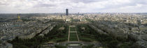 Cityscape viewed from the Eiffel Tower, Paris, Ile-de-France, France von Panoramic Images
