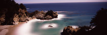 Rock formations at the coast, moonlight exposure, Big Sur, California, USA von Panoramic Images