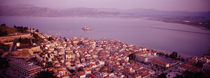 High angle view of a cityscape, Nauplia, Peloponnese, Greece von Panoramic Images