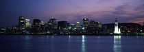 Sea with buildings in the background, Montreal, Quebec, Canada by Panoramic Images