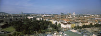 High angle view of a city, UNO City Complex, Vienna, Austria von Panoramic Images