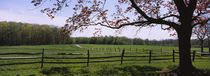 Wooden fence in a farm, Knox Farm State Park, East Aurora, New York State, USA by Panoramic Images