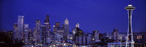 Skyscrapers in a city, Seattle, Washington State, USA by Panoramic Images