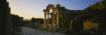 Facade of a temple, Hadrian Temple, Ephesus, Turkey by Panoramic Images