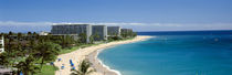 Hotels on the beach, Kaanapali Beach, Maui, Hawaii, USA von Panoramic Images