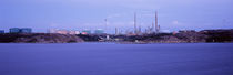 Oil refinery at the coast, Lysekil, Bohuslan, Sweden von Panoramic Images