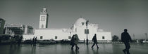 Cars parked in front of a mosque, Jamaa-El-Jedid, Algiers, Algeria by Panoramic Images