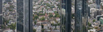 Buildings in a city, Frankfurt, Hesse, Germany by Panoramic Images