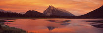 Panorama Print - Mt Rundle & Vermillion Lakes Banff Nationalpark Alberta Kanada von Panoramic Images