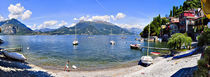 Town at the waterfront, Lake Como, Como, Lombardy, Italy by Panoramic Images