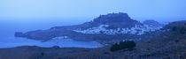 Town on an island, Lindos, Rhodes, Greece by Panoramic Images