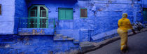 Rear view of a woman walking on the street, Jodhpur, Rajasthan, India von Panoramic Images