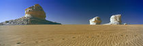 Rock formations in a desert, White Desert, Farafra Oasis, Egypt by Panoramic Images