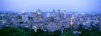 Cityscape at dusk, Montreal, Quebec, Canada von Panoramic Images