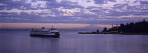 Ferry in the sea, Bainbridge Island, Seattle, Washington State, USA by Panoramic Images
