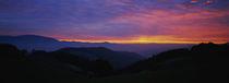Panoramic view of a sunset, St. Peter, Schwarzwald, Germany von Panoramic Images