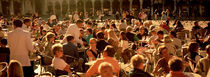 Tourists at a sidewalk cafe, Venice, Italy by Panoramic Images