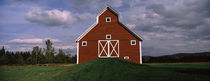 Red barn in a farm, Vermont, USA by Panoramic Images