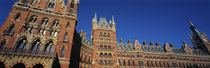 Low angle view of a building, St. Pancras Railway Station, London, England by Panoramic Images