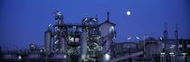 Low angle view of an oil refinery, Hamburg, Germany by Panoramic Images