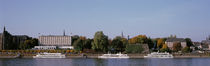 Panorama Print - Ausflugsboot auf dem Rhein, Bonn, Deutschland von Panoramic Images