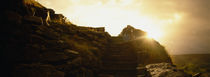 Silhouette of a cave at sunset, Ailwee Cave, County Clare, Republic Of Ireland von Panoramic Images