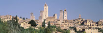 Italy, Tuscany, Towers of San Gimignano, Medieval town by Panoramic Images