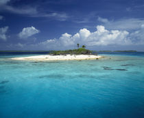 Clouds over an island, Rangiroa, French Polynesia by Panoramic Images