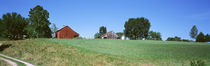 Panorama Print - Scheune auf einem Feld, Missouri, USA von Panoramic Images