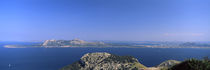 Islands in the sea, Pollensa Bay, Majorca, Balearic Islands, Spain von Panoramic Images