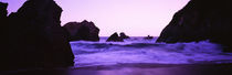 Dusk on the Santa Cruz coastline, California, USA by Panoramic Images