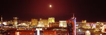 City lit up at night, Las Vegas, Nevada, USA by Panoramic Images