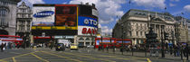 Commercial signs on buildings, Piccadilly Circus, London, England by Panoramic Images