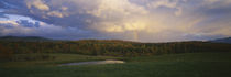 Clouds over a landscape, Eden, Vermont, New England, USA by Panoramic Images