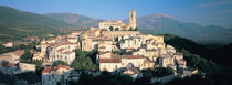 High angle view of a town, Goriano Sicoli, L'Aquila Province, Abruzzo, Italy von Panoramic Images
