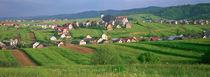 High angle view of houses in a field, Tatra Mountains, Slovakia by Panoramic Images