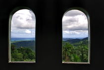 Two Windows View von Julie Hewitt